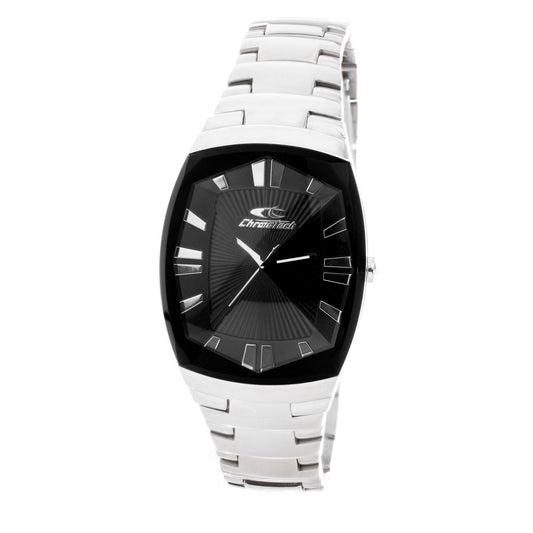 Montre Chronotech en acier inoxydable argenté