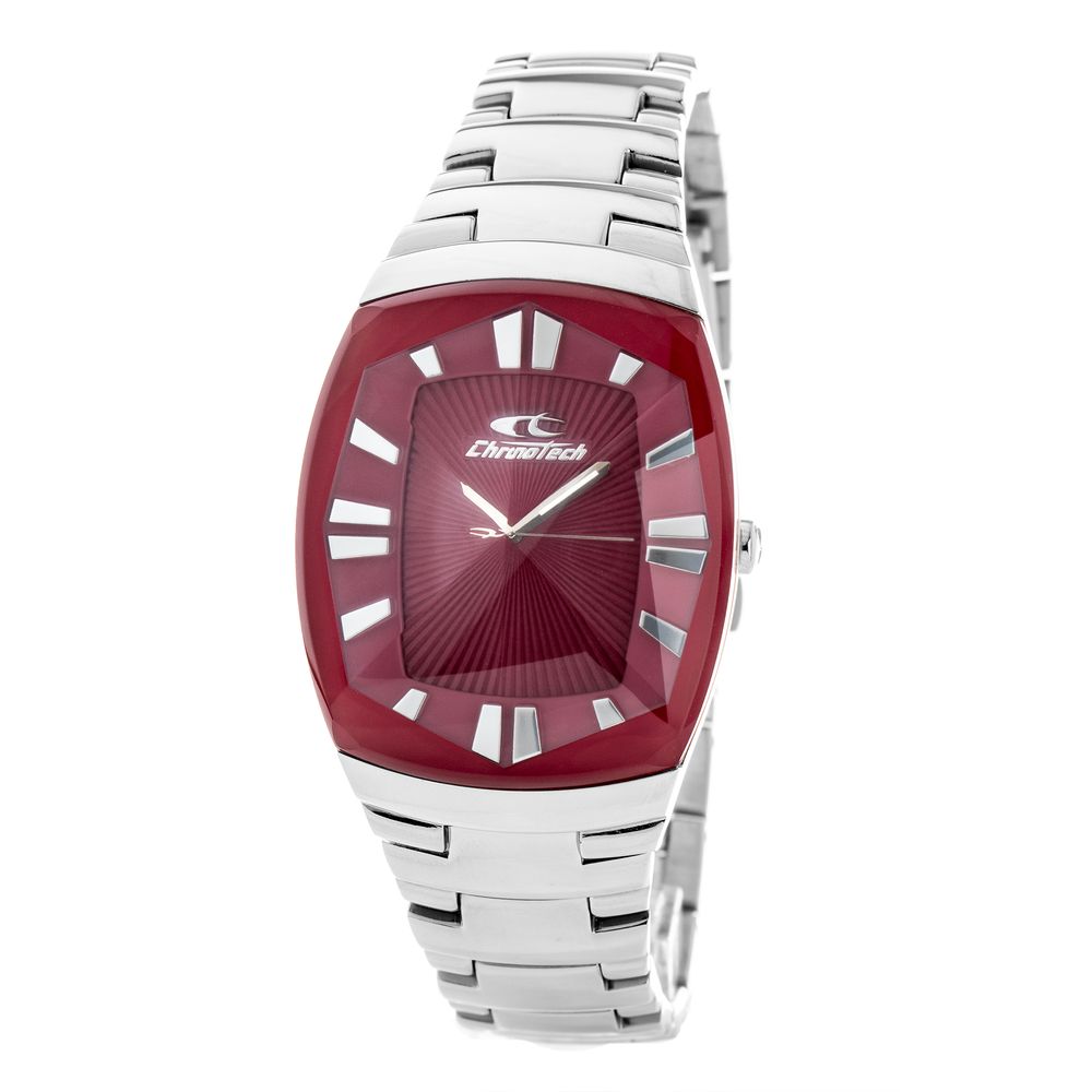 Montre Chronotech en acier inoxydable argenté
