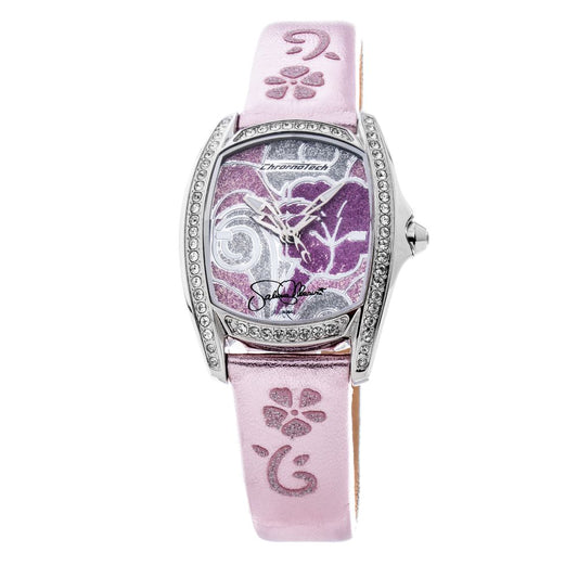 Montre Chronotech en cuir multicolore