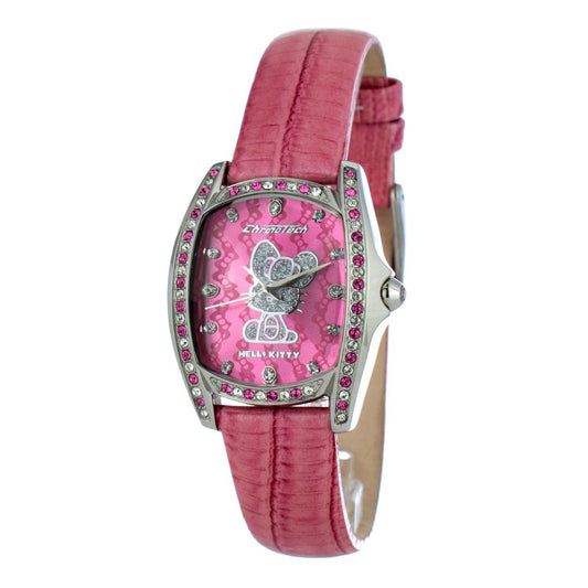 Montre Chronotech en cuir multicolore