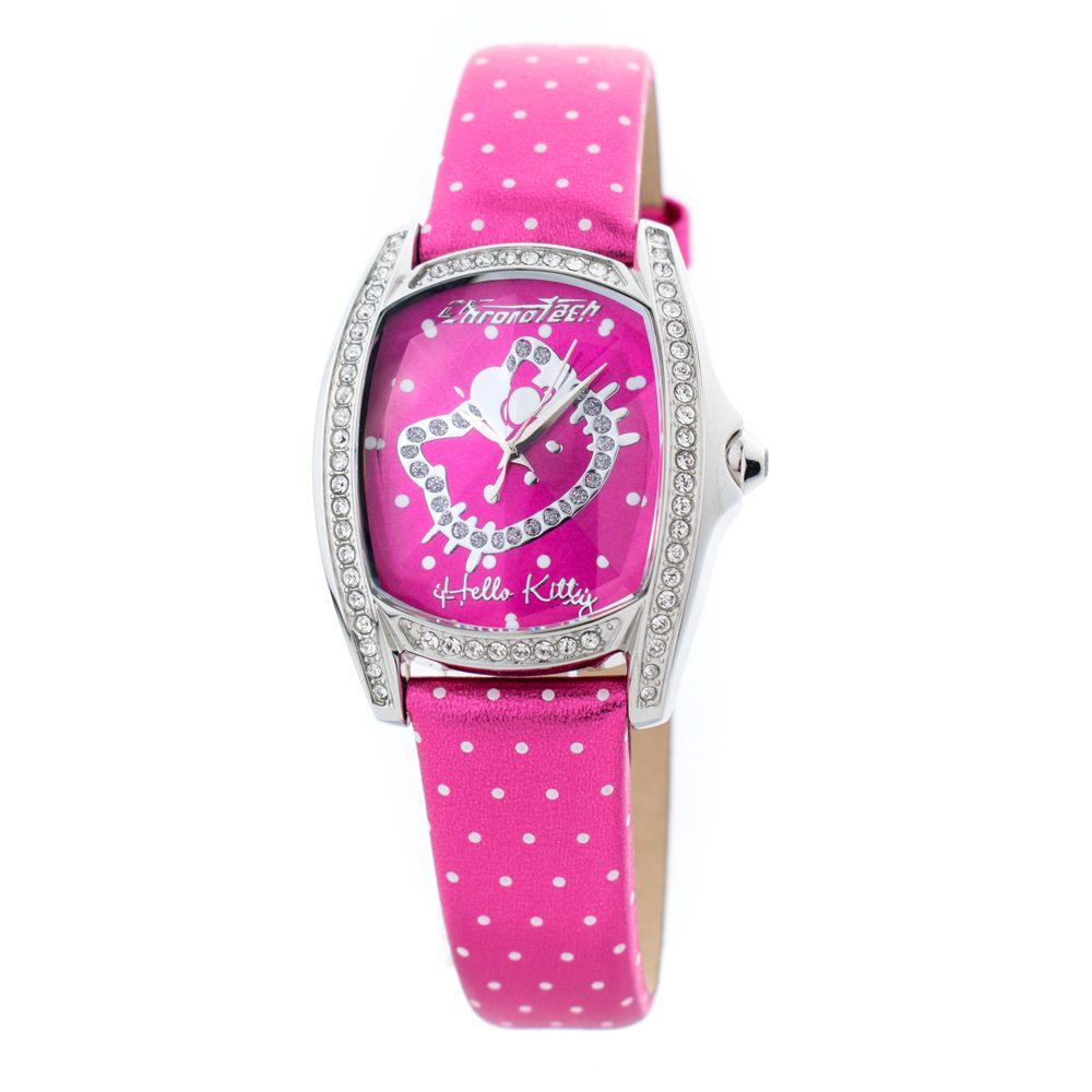 Montre Chronotech en cuir multicolore