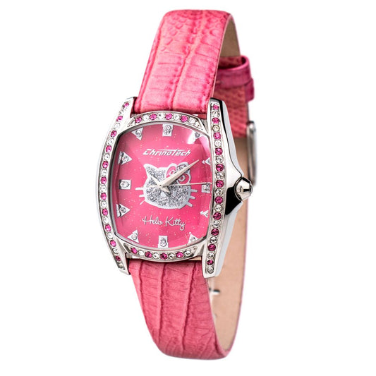 Montre Chronotech en cuir multicolore