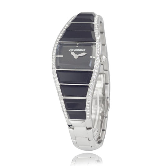 Montre Chronotech en acier inoxydable argenté