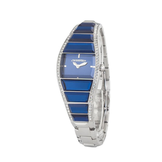 Montre Chronotech en acier inoxydable argenté
