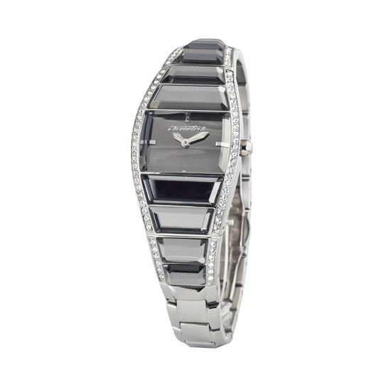 Montre Chronotech en acier inoxydable argenté
