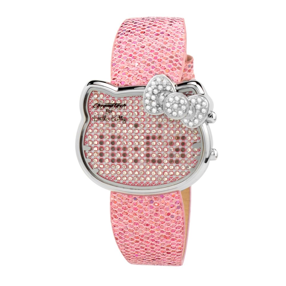 Montre Chronotech en cuir multicolore