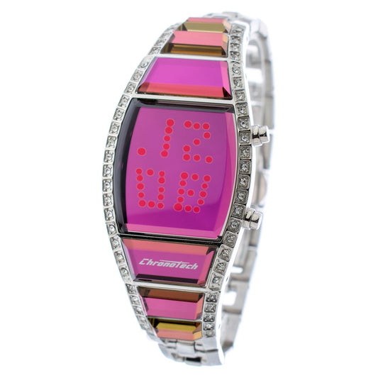 Montre Chronotech en acier inoxydable argenté