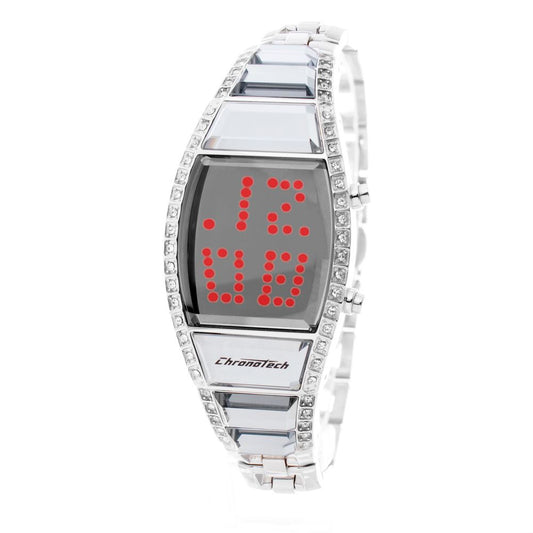 Montre Chronotech en acier inoxydable argenté