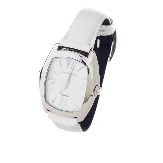 Montre Chronotech en cuir noir
