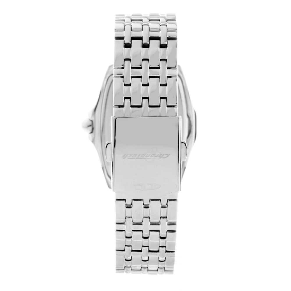 Montre Chronotech en acier inoxydable argenté