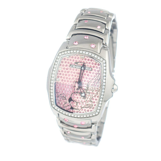 Montre Chronotech en acier inoxydable argenté
