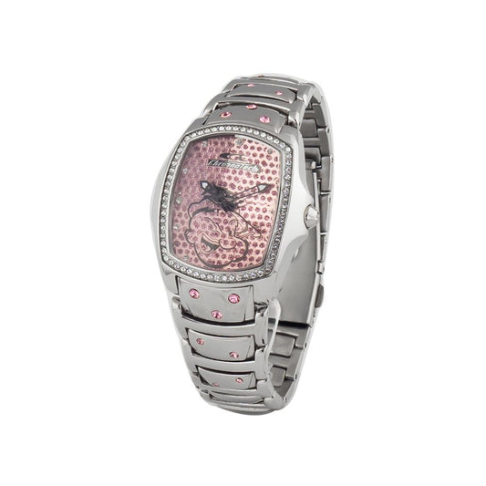 Montre Chronotech en acier inoxydable argenté