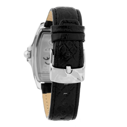 Montre Chronotech en cuir noir