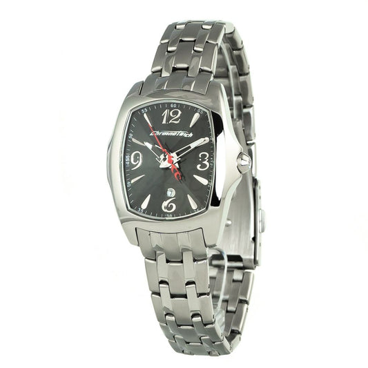 Montre Chronotech en acier inoxydable argenté