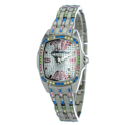Montre Chronotech en acier inoxydable argenté