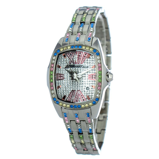 Montre Chronotech en acier inoxydable argenté