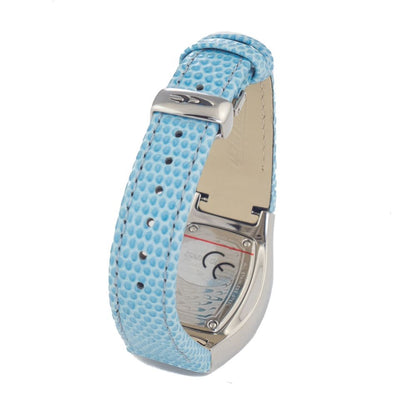 Montre Chronotech en cuir bleu