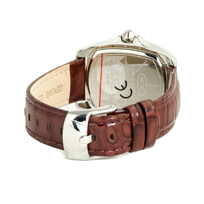 Montre Chronotech en cuir marron