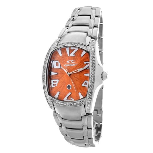 Montre Chronotech en acier inoxydable argenté