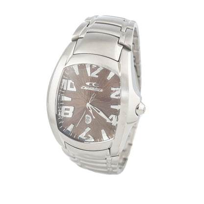 Montre Chronotech en acier inoxydable argenté