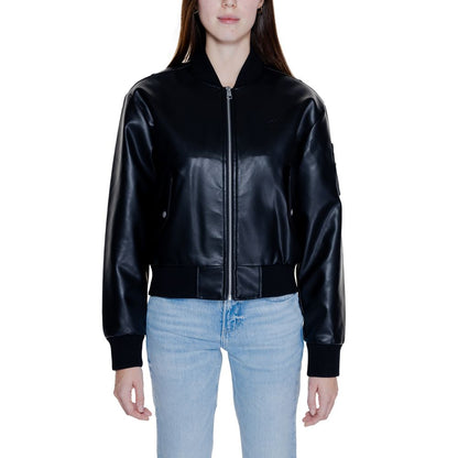 Calvin Klein Jeans Black Polyethylene Jackets &amp; Coat