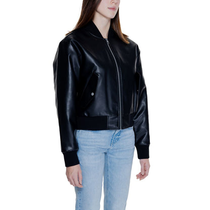 Calvin Klein Jeans Black Polyethylene Jackets &amp; Coat