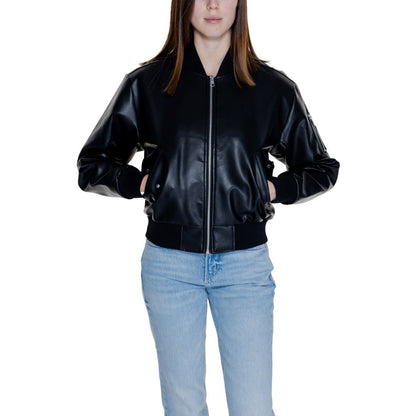 Calvin Klein Jeans Black Polyethylene Jackets &amp; Coat