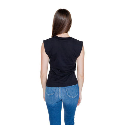 Calvin Klein Jeans Black Cotton T-Shirt by Calvin Klein Jeans