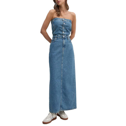 Calvin Klein Jeans Blue Cotton Long by Calvin Klein Jeans