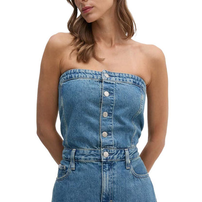 Calvin Klein Jeans Blue Cotton Long by Calvin Klein Jeans