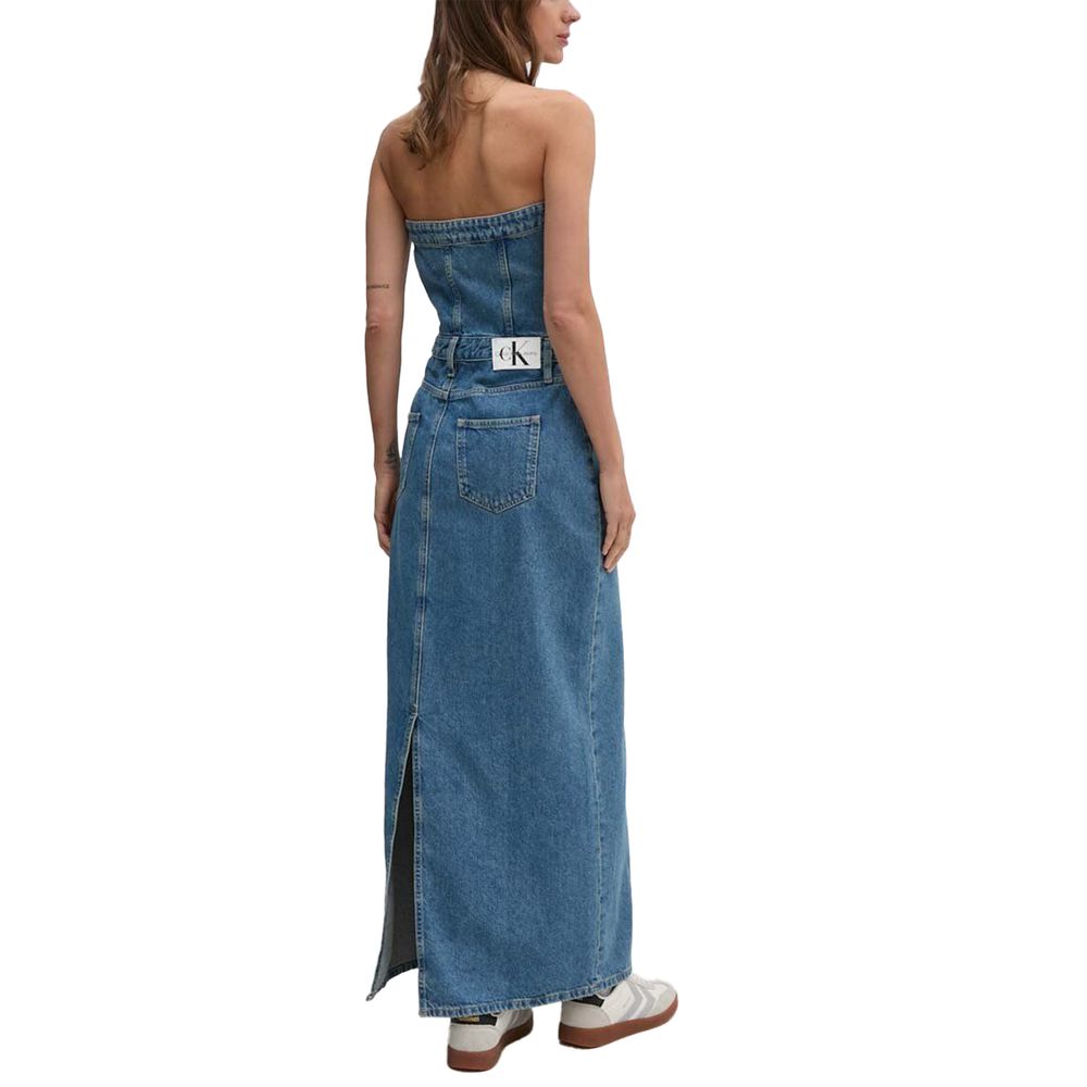 Calvin Klein Jeans Blue Cotton Long by Calvin Klein Jeans