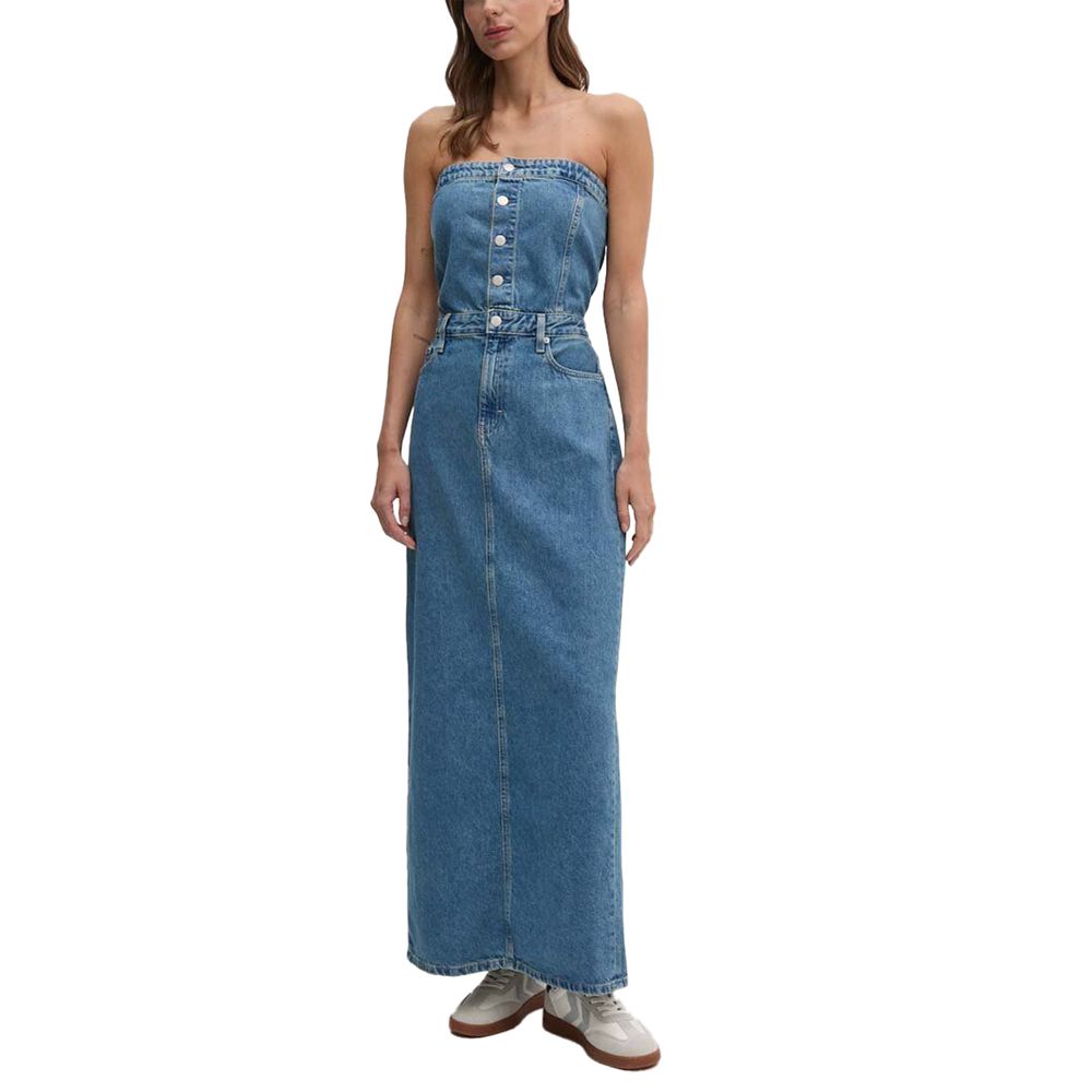 Calvin Klein Jeans Blue Cotton Long by Calvin Klein Jeans
