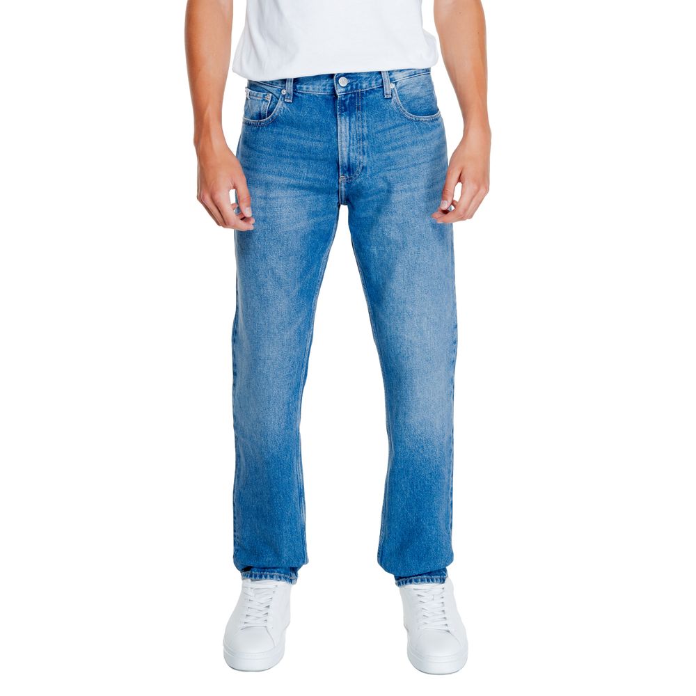Calvin Klein Jeans Light Blue Cotton Relaxed Fit Jean by Calvin Klein Jeans