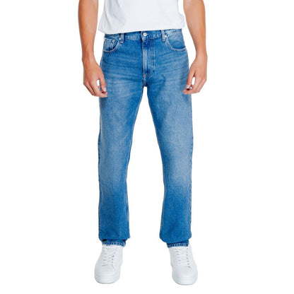 Calvin Klein Jeans Light Blue Cotton Relaxed Fit Jean by Calvin Klein Jeans