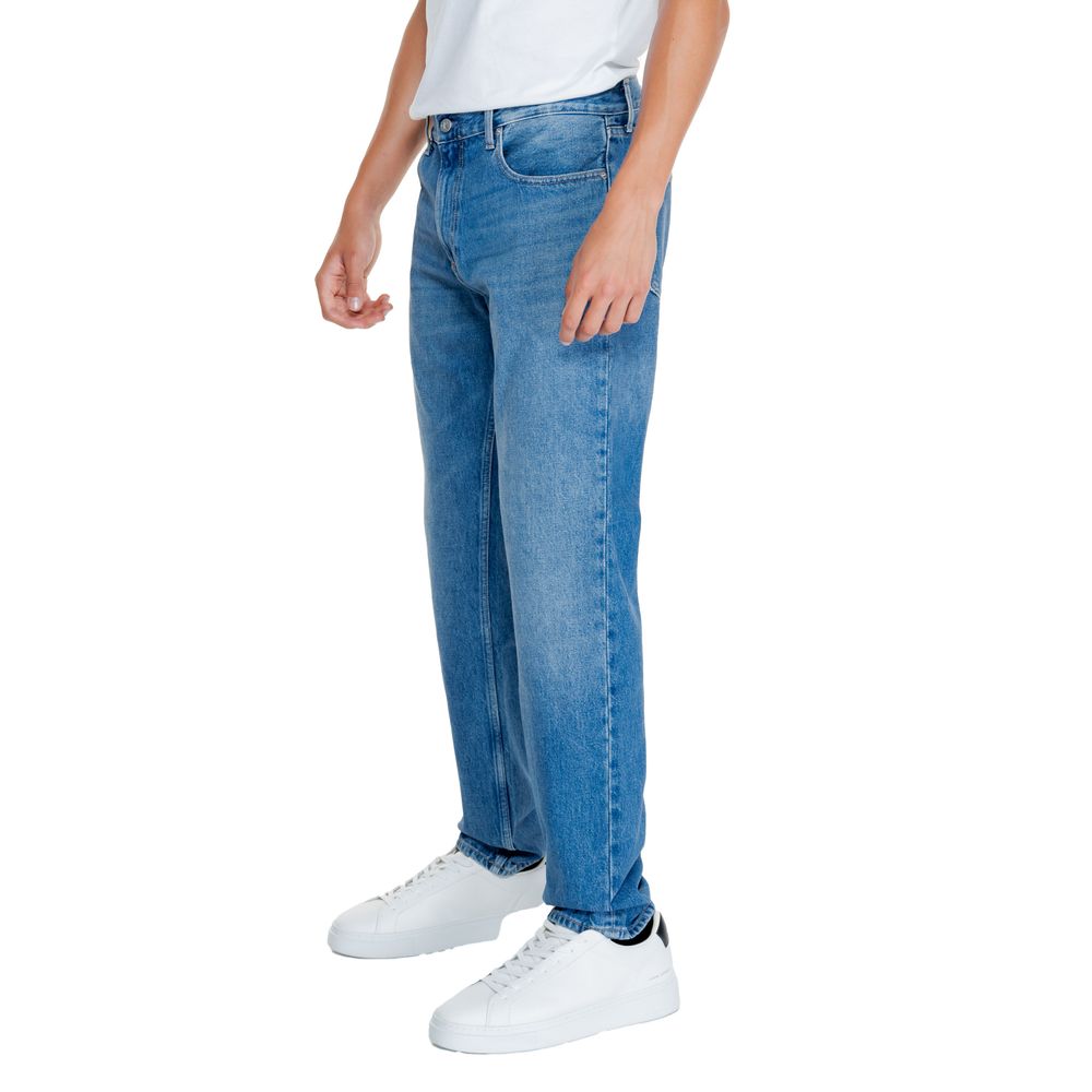 Calvin Klein Jeans Light Blue Cotton Relaxed Fit Jean by Calvin Klein Jeans