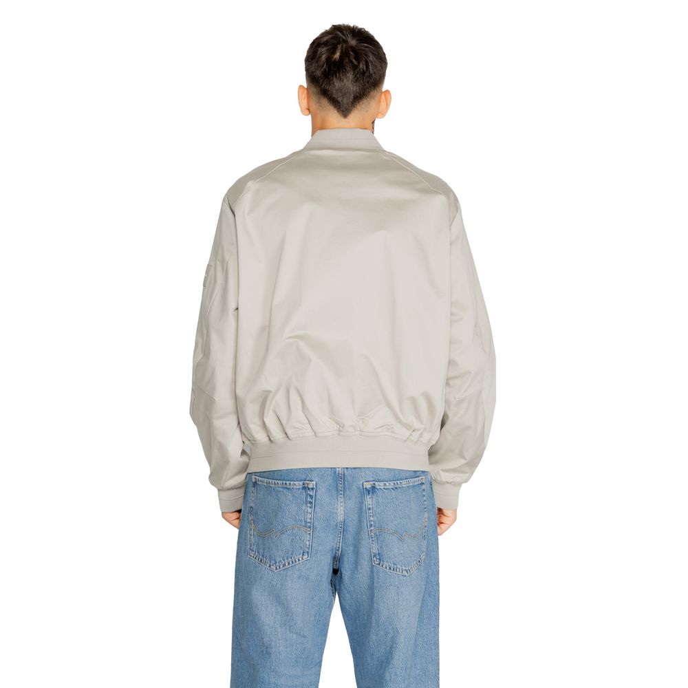 Calvin Klein Gray Organic Cotton Jackets & Coat by Calvin Klein