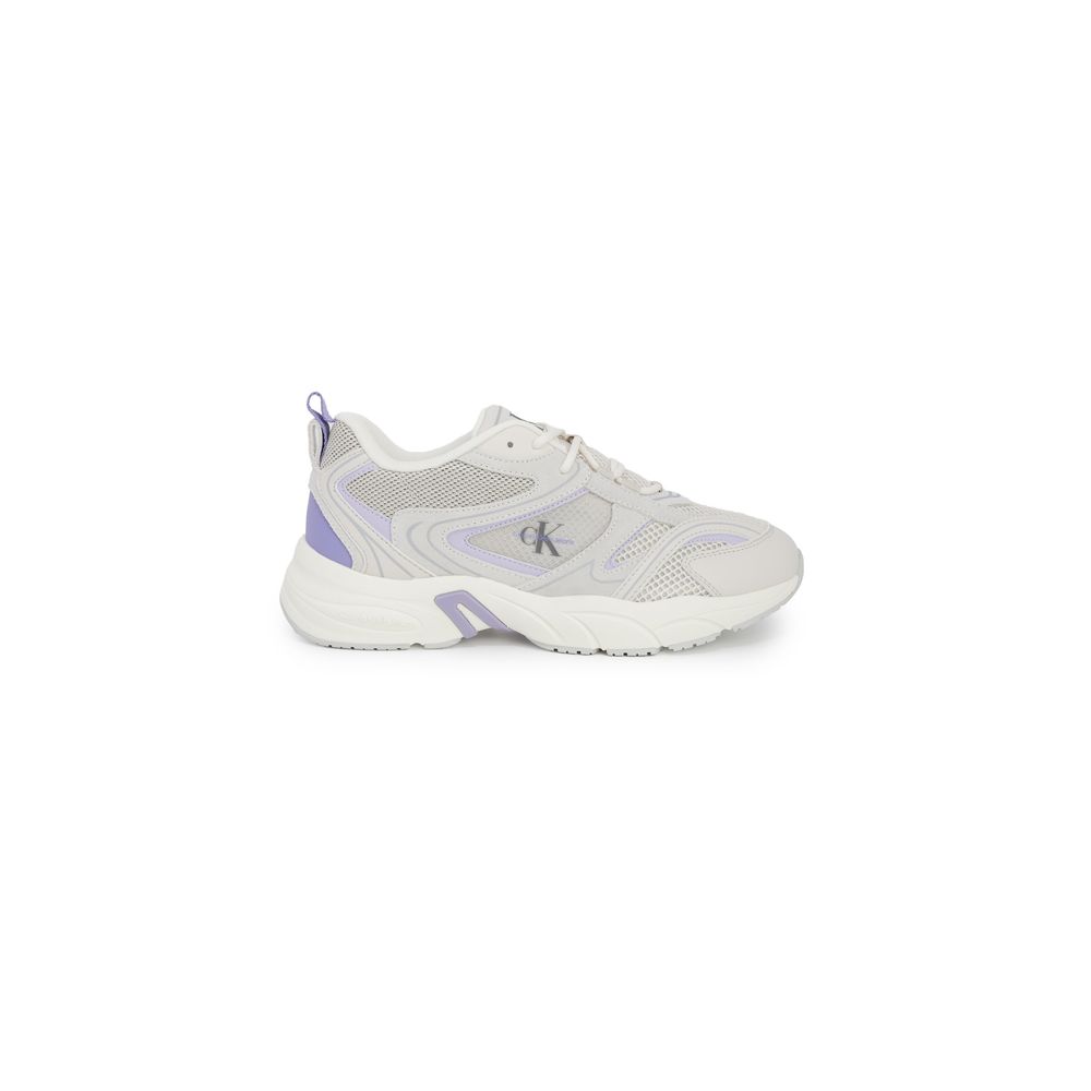 Calvin Klein Jeans Purple Leather Sneaker by Calvin Klein Jeans
