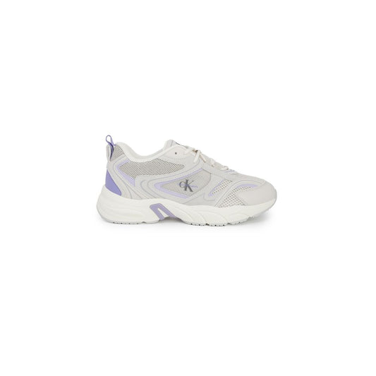 Calvin Klein Jeans Purple Leather Sneaker by Calvin Klein Jeans