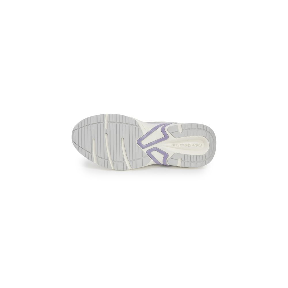 Calvin Klein Jeans Purple Leather Sneaker by Calvin Klein Jeans