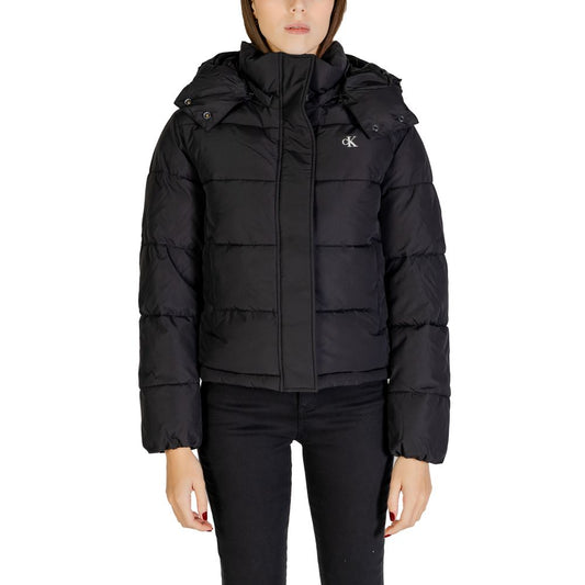 Vestes et manteaux Calvin Klein Jeans en polyester recyclé noir