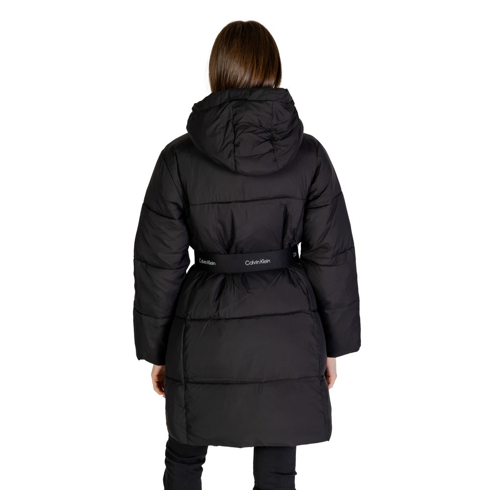 Calvin Klein Jeans Black Nylon Jackets &amp; Coat