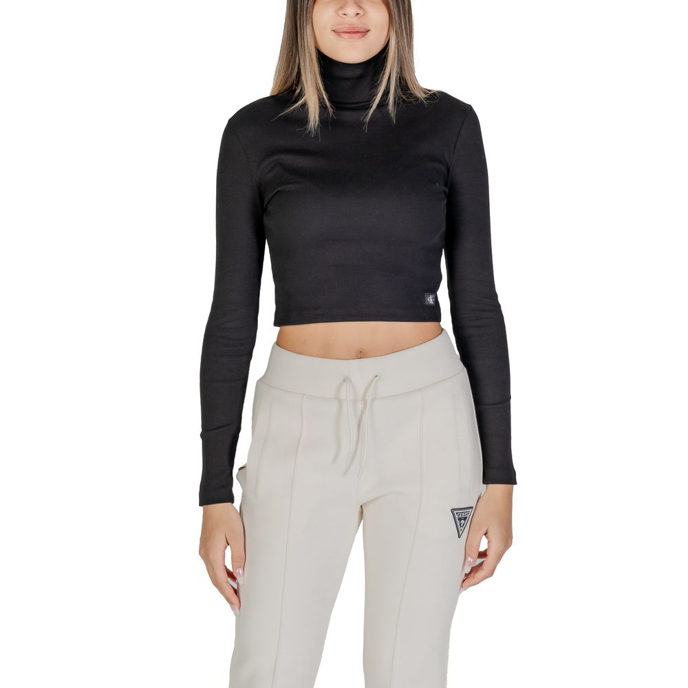 Hauts et t-shirts en coton noir Calvin Klein Jeans