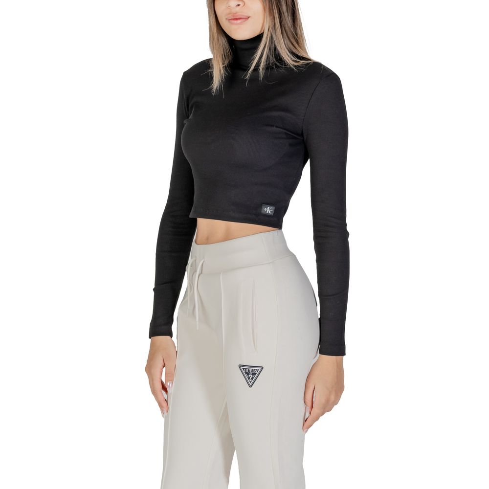 Hauts et t-shirts en coton noir Calvin Klein Jeans