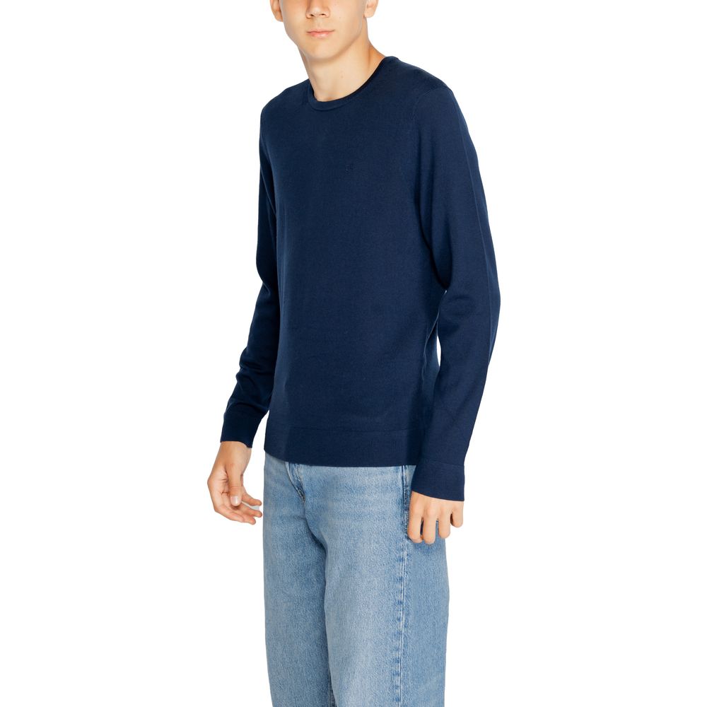 Calvin Klein Blue Recycled Wool Sportswear by Calvin Klein