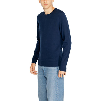 Calvin Klein Blue Recycled Wool Sportswear by Calvin Klein