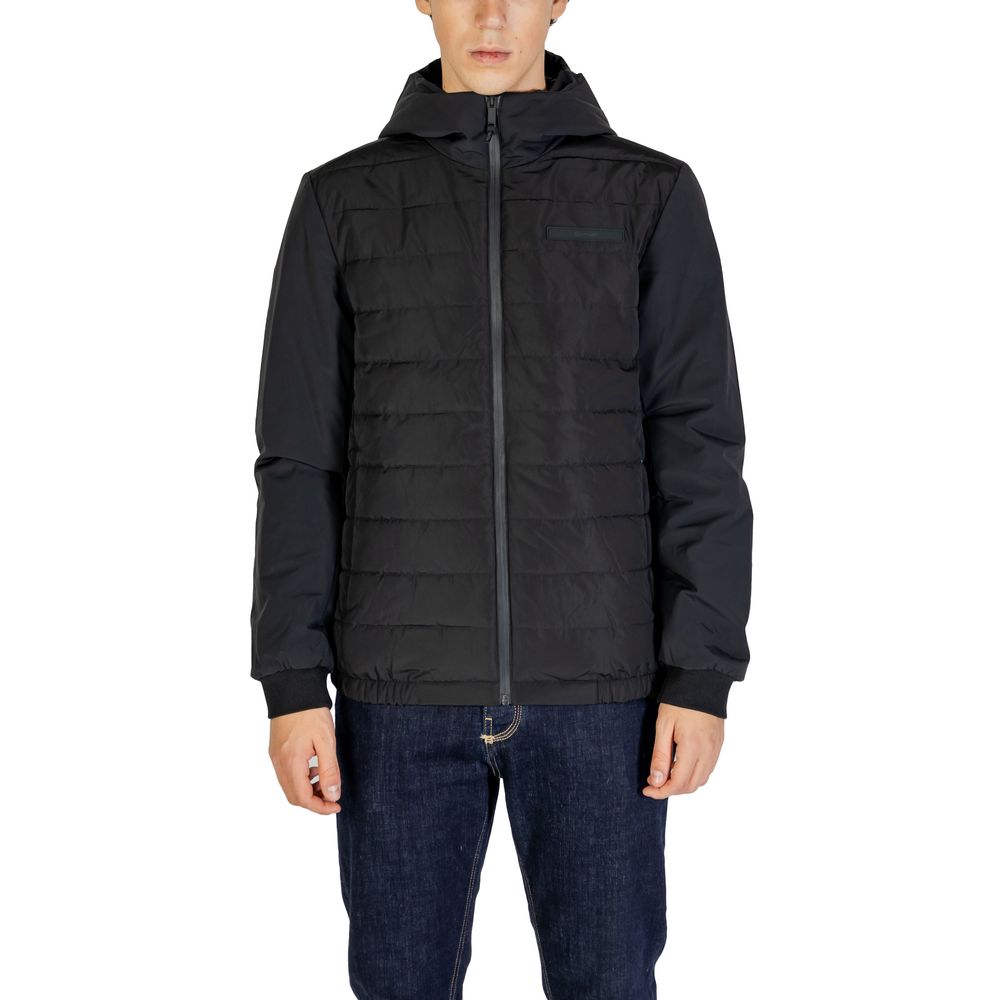 Calvin Klein Black Recycled Polyester Jackets & Coat by Calvin Klein
