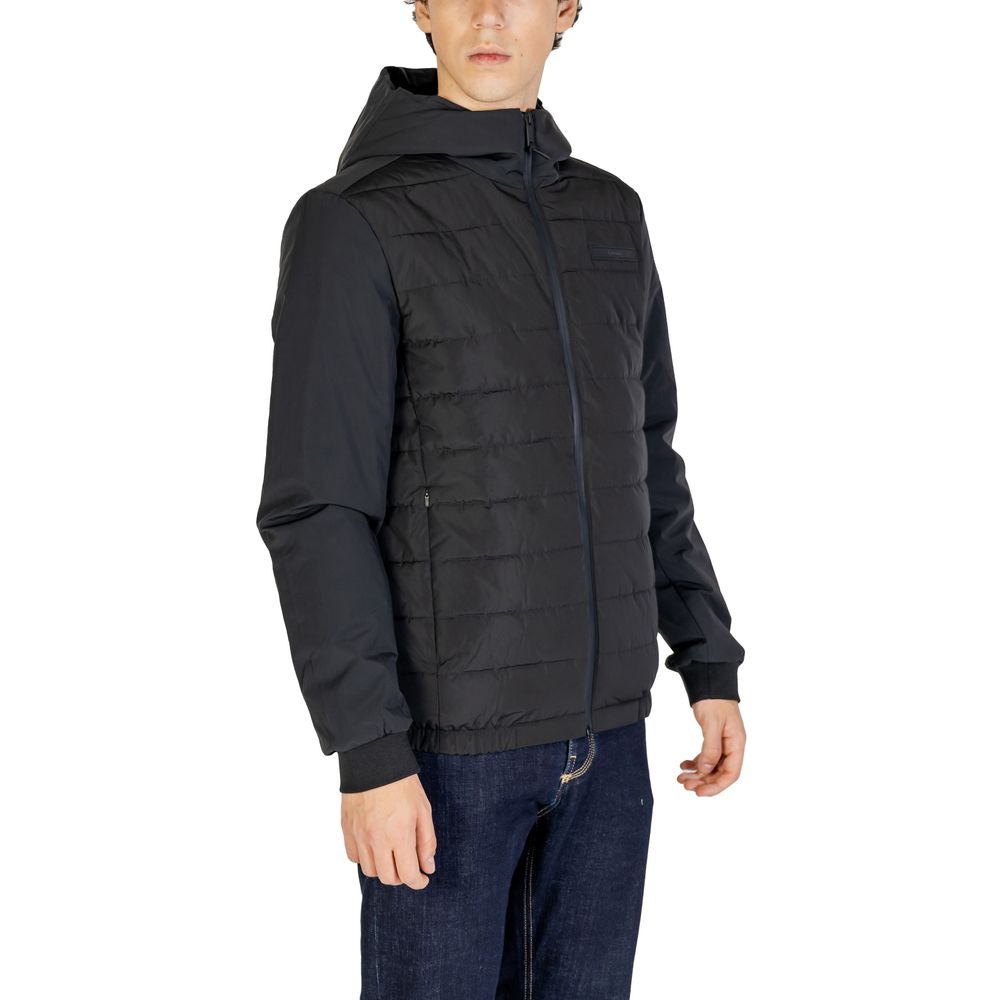 Calvin Klein Black Recycled Polyester Jackets & Coat by Calvin Klein
