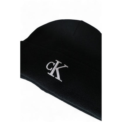 Casquette et chapeau Calvin Klein en polyester recyclé noir