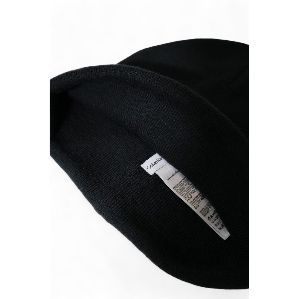 Casquette et chapeau Calvin Klein en polyester recyclé noir