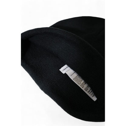 Casquette et chapeau Calvin Klein en polyester recyclé noir